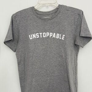 Spiritual Gangster "UNSTOPPABLE" Grey T-shirt in Size Small